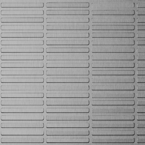 Obrázek Inox brushed 4049 3050 x 1270 x 0.9mm Metal Tabs