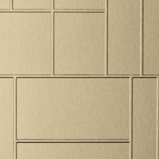 Obrázek Brass brushed 4042 3050 x 1270 x 0.9mm Metal Cities