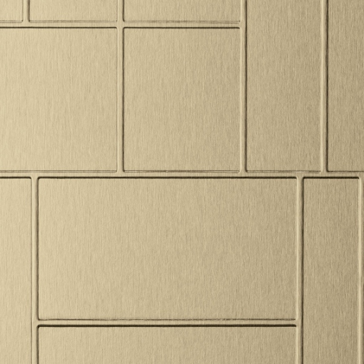 Obrázek z Brass brushed 4042 3050 x 1270 x 0.9mm Metal Cities