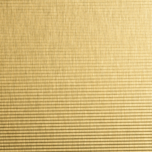 Obrázek 4152H Horizontally ribbed brushed brass-tinted 2520 x 1270 x 0.9mm Metapal