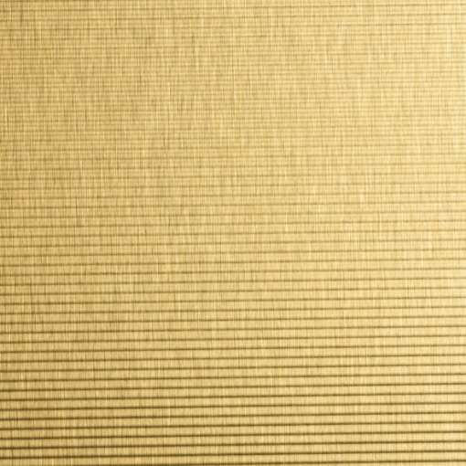 Obrázek z 4152H Horizontally ribbed brushed brass-tinted 2520 x 1270 x 0.9mm Metapal