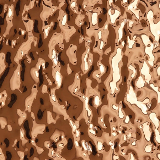Obrázek Homapal 477/636 Alu Mirror Polished Lava Coppertone 2440 x 1220 mm x 1.3 mm
