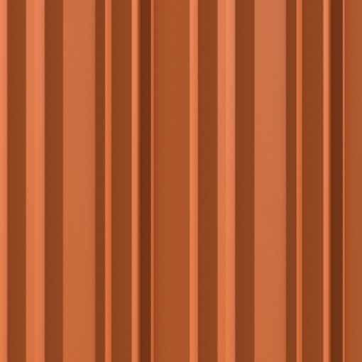 Obrázek Terracotta 2500 x 1220 x 18 mm Plissé 1 Rencontre